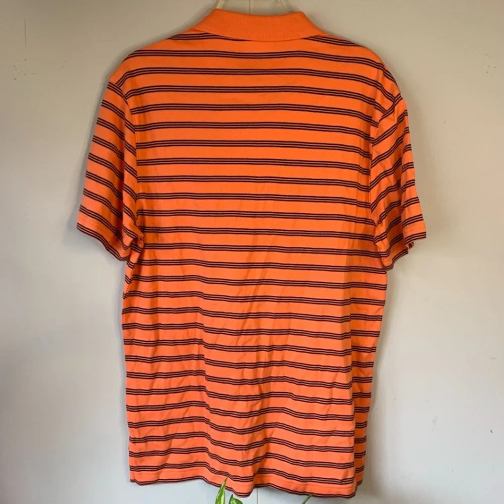 NWT $48 IZOD Med Mens Striped Windward Cool Polo Top with UPF - Picture 7 of 9